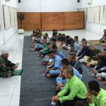 Persiapkan Upacara HUT RI Ke -80 Babinsa Berikan Binsuh Kepada Calon Paskibraka Tingkat Kabupaten