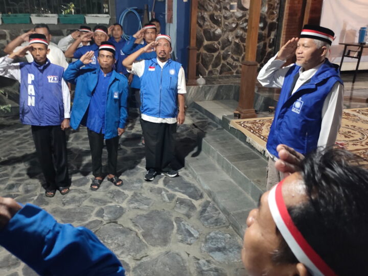DPD PAN Ngawi Mengadakan Upacara Pengibaran Bendera HUT RI Ke-80