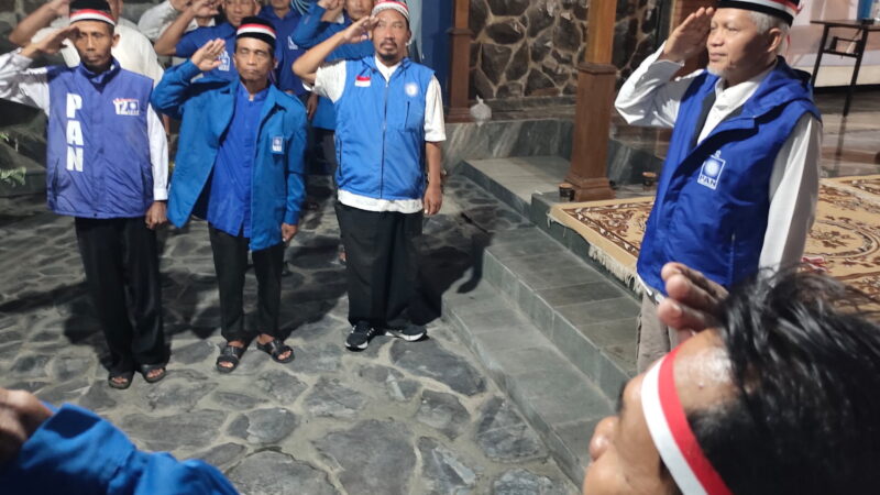 DPD PAN Ngawi Mengadakan Upacara Pengibaran Bendera HUT RI Ke-80