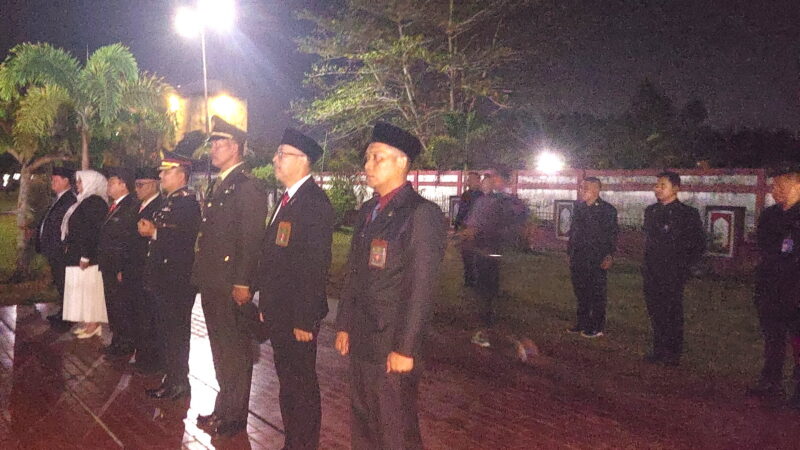 Apel Kehormatan dan Renungan Suci Peringati HUT ke -80 RI di Makam Pahlawan Batarung Sampit
