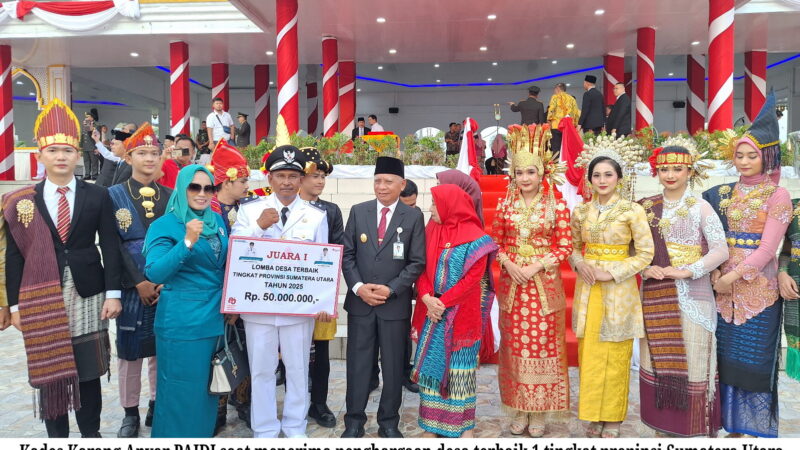 Desa Karang Anyar Juara Terbaik 1 Tingkat Kabupaten Deli Serdang Dan Terbaik 1 Tingkat Propinsi Sumatera Utara