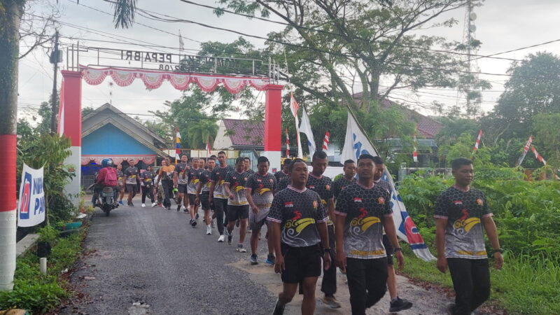 Guna Menjaga Kebugaran Prajurit, Kodim 1015/Sampit Gelar Kegiatan Olahraga Bersama