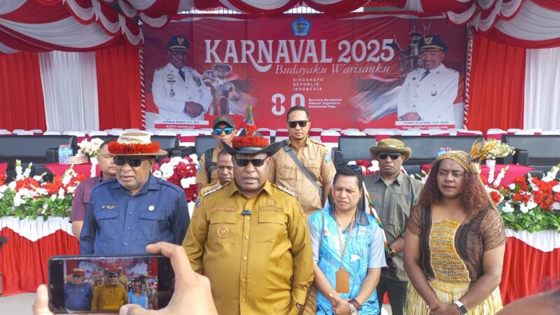 Bupati Jayawijaya Resmi Buka Karnaval Wamena, Budayaku Warisanku Tahun 2025