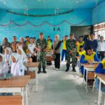 Babinsa Koramil 1015-09/Seruyan Hilir Dampingi Launching Program Makan Bergizi Gratis