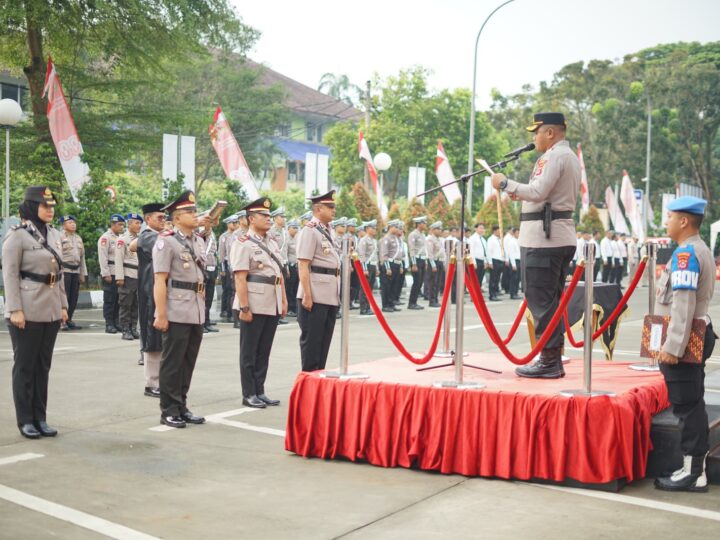 Kapolresta Tangerang Pimpinan Sertijab Kasat Lantas, Kasat Samapta dan Kapolsek Rajeg Tukar Posisi