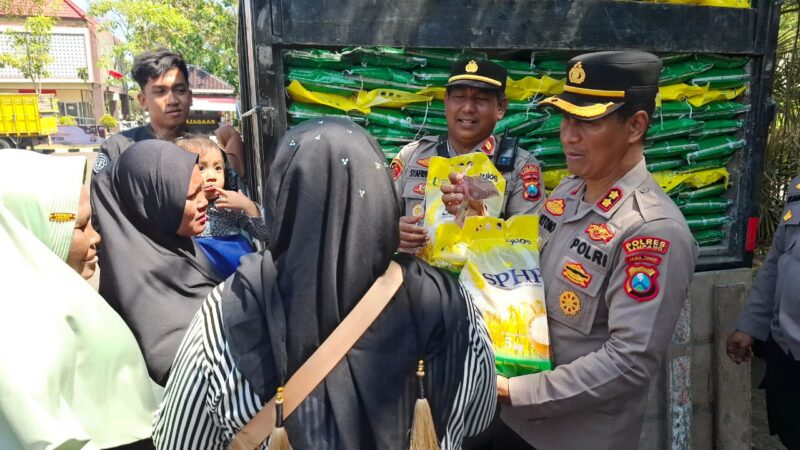Jelang HUT Ke-80 Republik Indonesia, Polres Sampang Siapkan 50 Ton Beras Murah Untuk Masyarakat