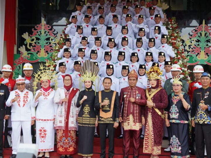 Peringati Hari Kemerdekaan Republik Indonesia, Kasdim 1016 Palangka Raya Hadiri Upacara Hut RI Ke 80