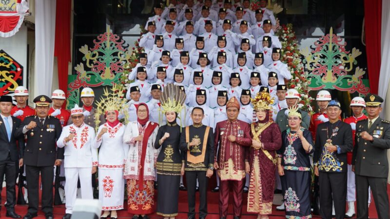 Peringati Hari Kemerdekaan Republik Indonesia, Kasdim 1016 Palangka Raya Hadiri Upacara Hut RI Ke 80