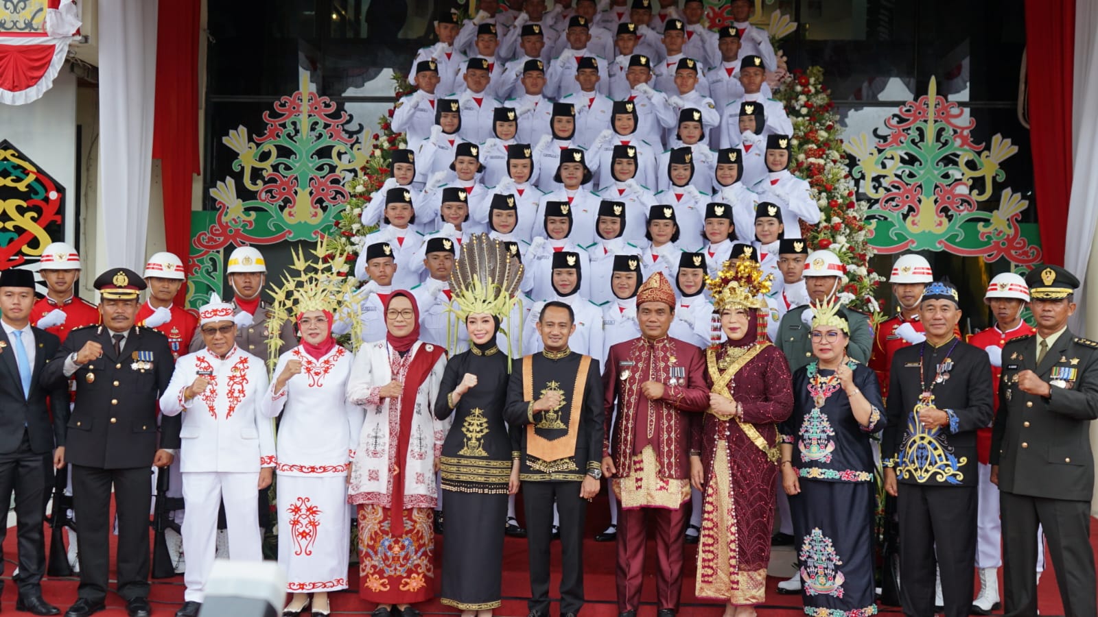 Peringati Hari Kemerdekaan Republik Indonesia, Kasdim 1016 Palangka Raya Hadiri Upacara Hut RI Ke 80