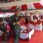 Dandim 0601/Pandeglang Bacakan Pembukaan UUD 1945 pada Upacara Peringatan HUT ke-80 RI di Alun-Alun Pandeglang