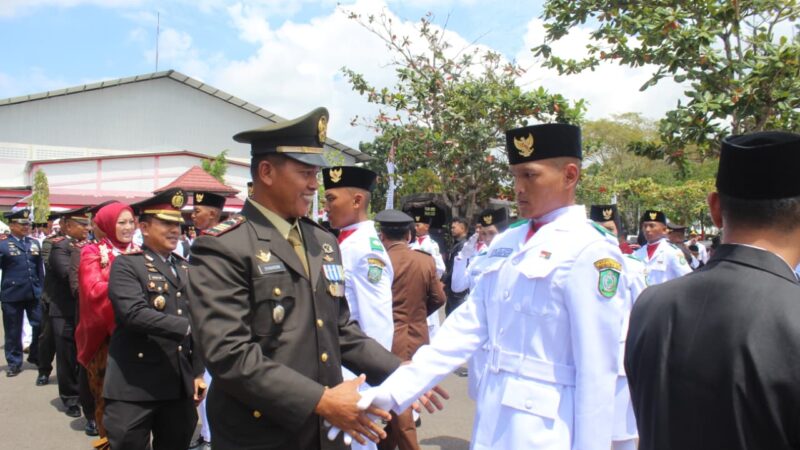Peringati Hari kemerdekaan Republik Indonesia, Komandan Kodim 1015/Sampit Hadiri Upacara Hut RI ke 80