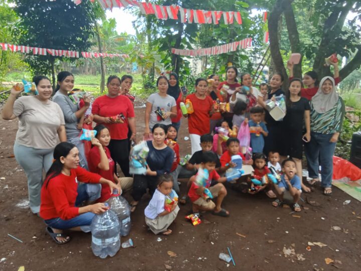 Semarak HUT ke-80 RI, Keluar Besar Sopiyan Abdilah Gelar Bermacam Lomba di Cilejet RT 02 Rw 01 Desa Batok Tenjo Bogor.