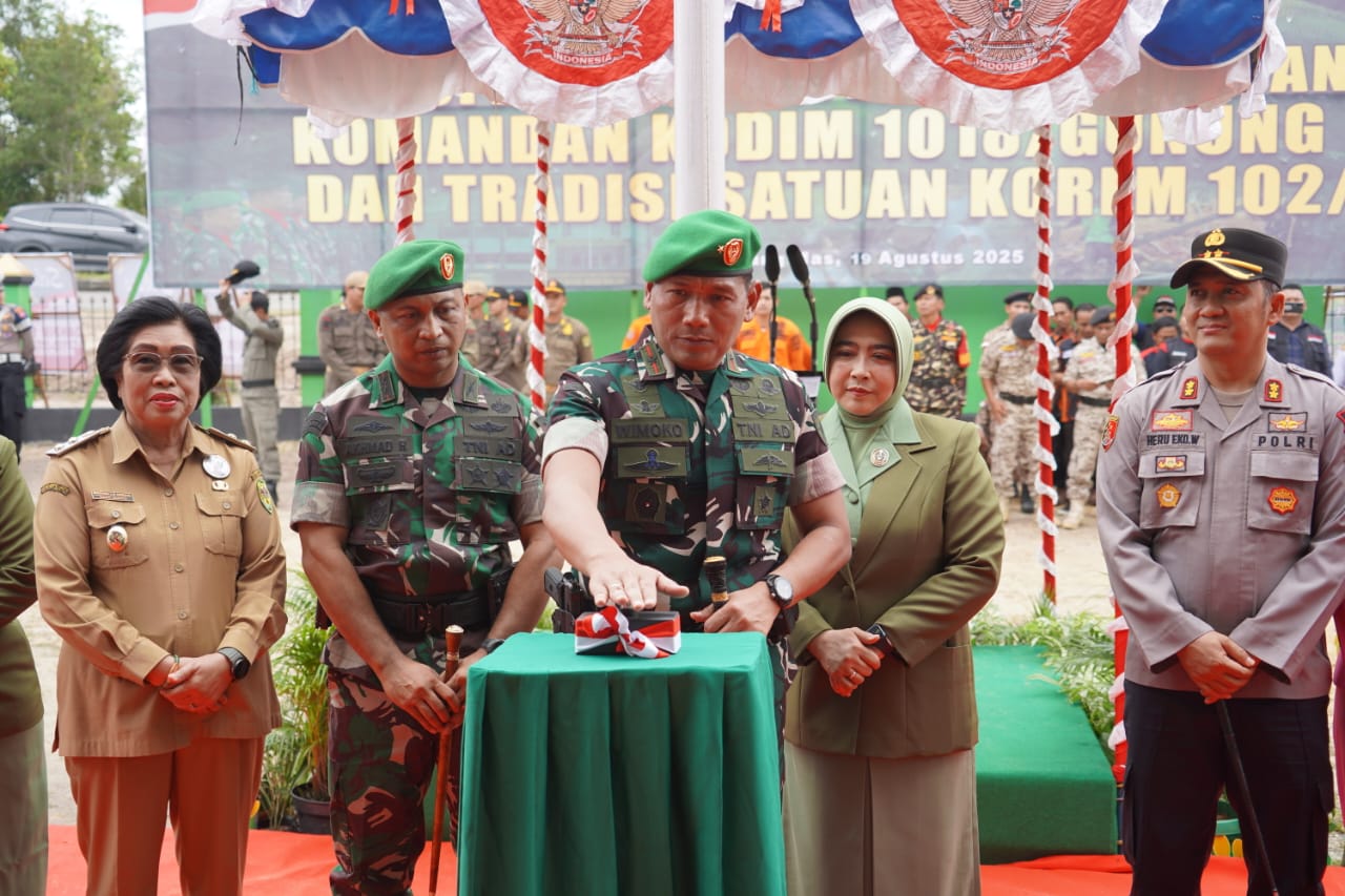 Dukung Organisasi TNI AD, Kodim 1016/Plk Resmi Lepas Wilayah Teritorial Kabupaten Gunung Mas