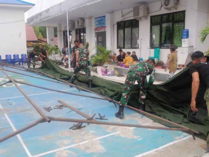 Gempa Guncang Poso, Kodim 1307/Poso Gerak Cepat Beri Pertolongan