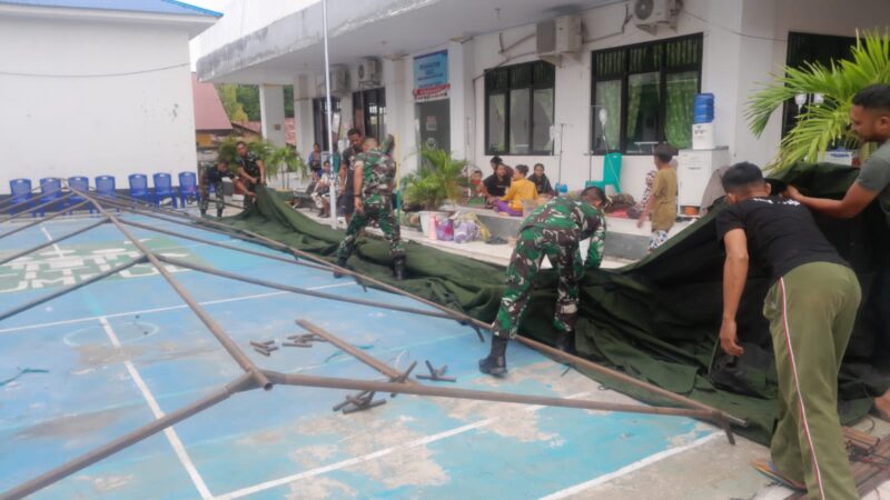 Gempa Guncang Poso, Kodim 1307/Poso Gerak Cepat Beri Pertolongan
