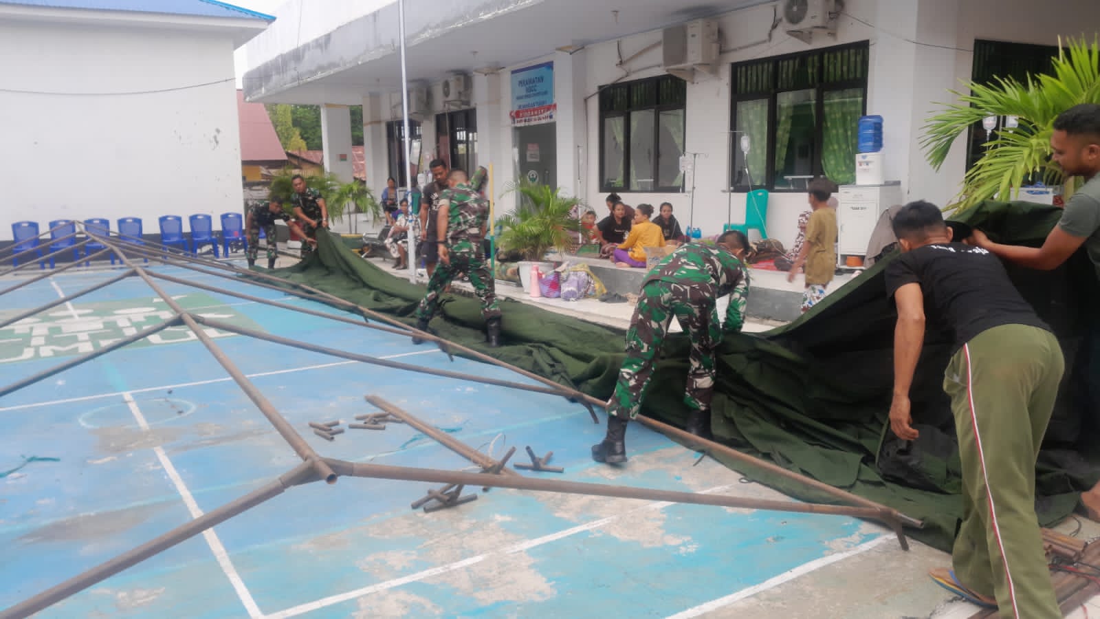 Gempa Guncang Poso, Kodim 1307/Poso Gerak Cepat Beri Pertolongan