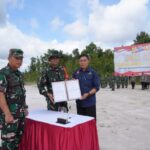 Kasrem 102/Pjg Resmi TutupTMMD Imbangan Ke-125 di Wilayah Kodim 1016/Plk