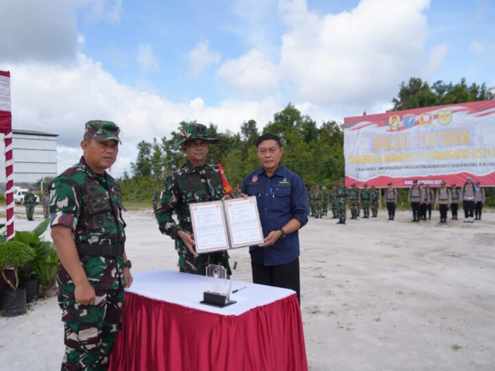 Kasrem 102/Pjg Resmi TutupTMMD Imbangan Ke-125 di Wilayah Kodim 1016/Plk