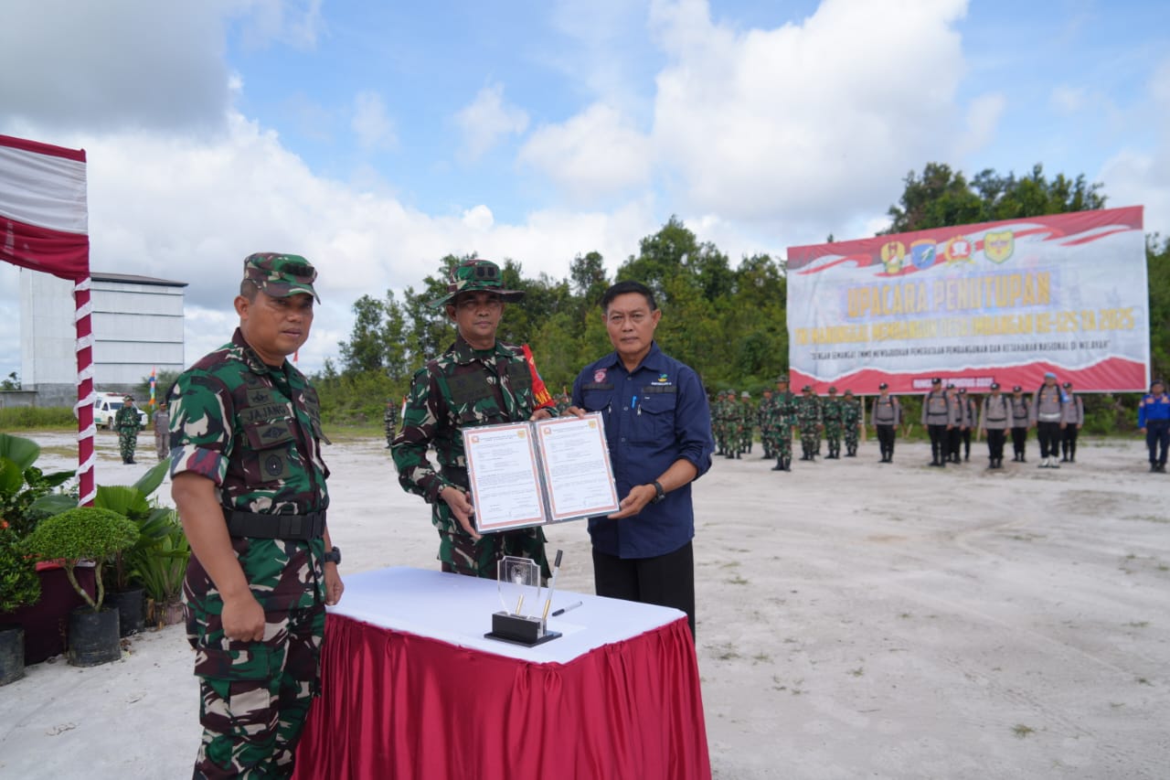 Kasrem 102/Pjg Resmi TutupTMMD Imbangan Ke-125 di Wilayah Kodim 1016/Plk