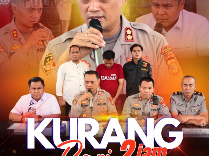 Kurang Dari Dua Jam, Pelaku Pembunuhan IRT di Kebun Singkong, Berhasil Diamankan Sat Reskrim Polres Lampung Utara