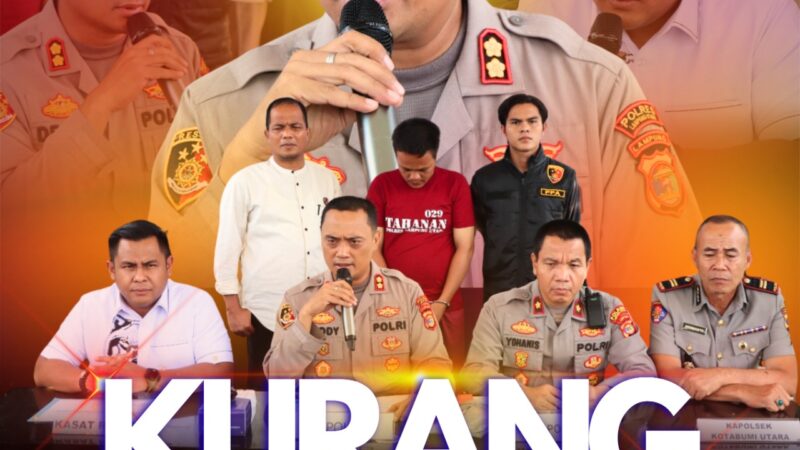 Kurang Dari Dua Jam, Pelaku Pembunuhan IRT di Kebun Singkong, Berhasil Diamankan Sat Reskrim Polres Lampung Utara