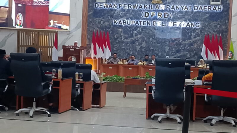 Rapat Paripurna DPRD Deli Serdang Sahkan P-APBD T/A 2025