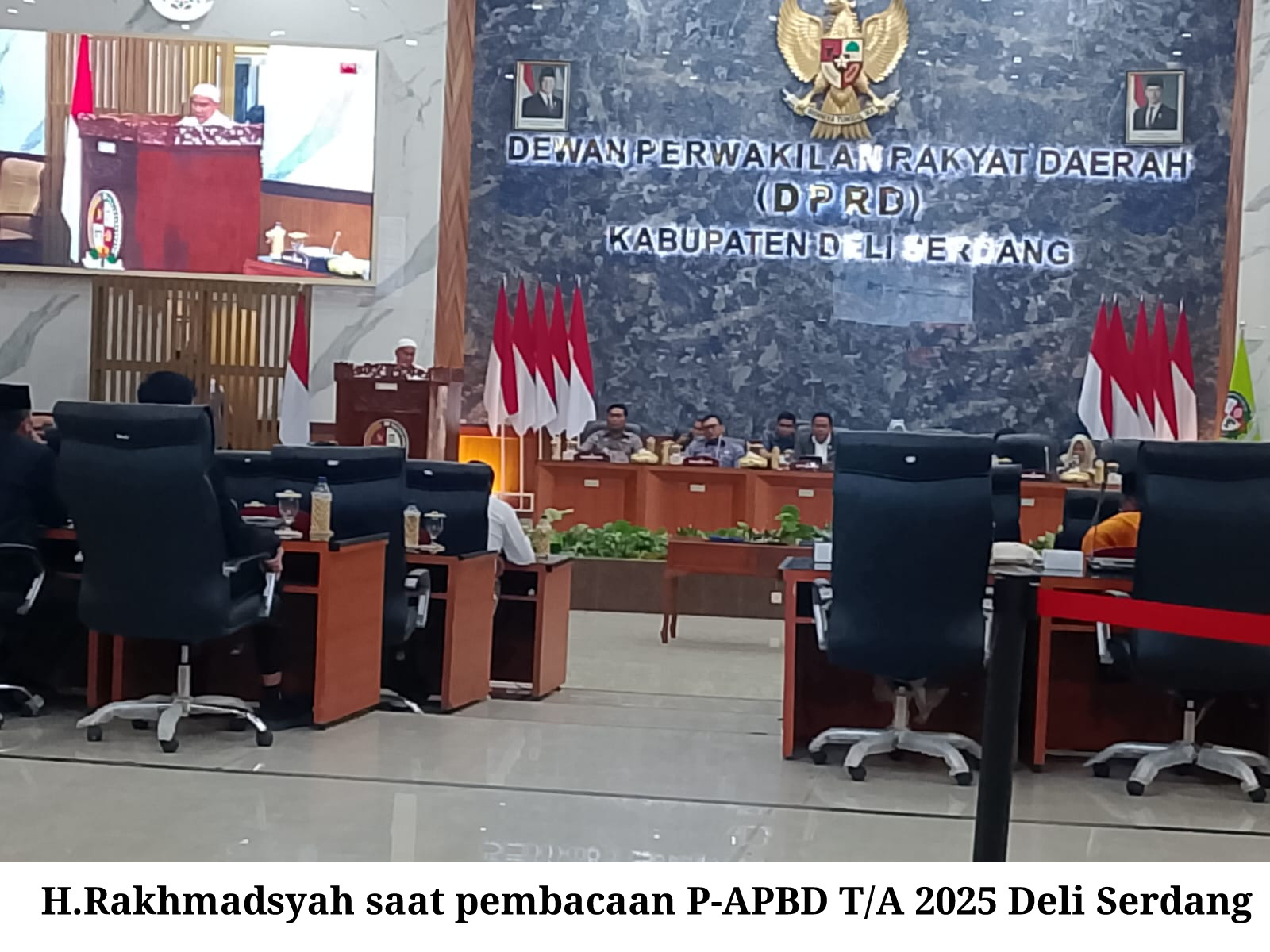 Rapat Paripurna DPRD Deli Serdang Sahkan P-APBD T/A 2025