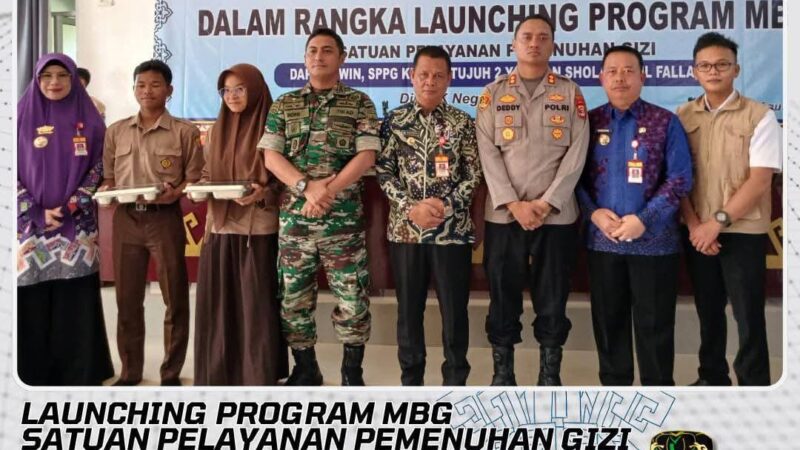 Bupati Lampung Utara Hadiri Launching Program MBG di SMK Negeri 1 Kotabumi
