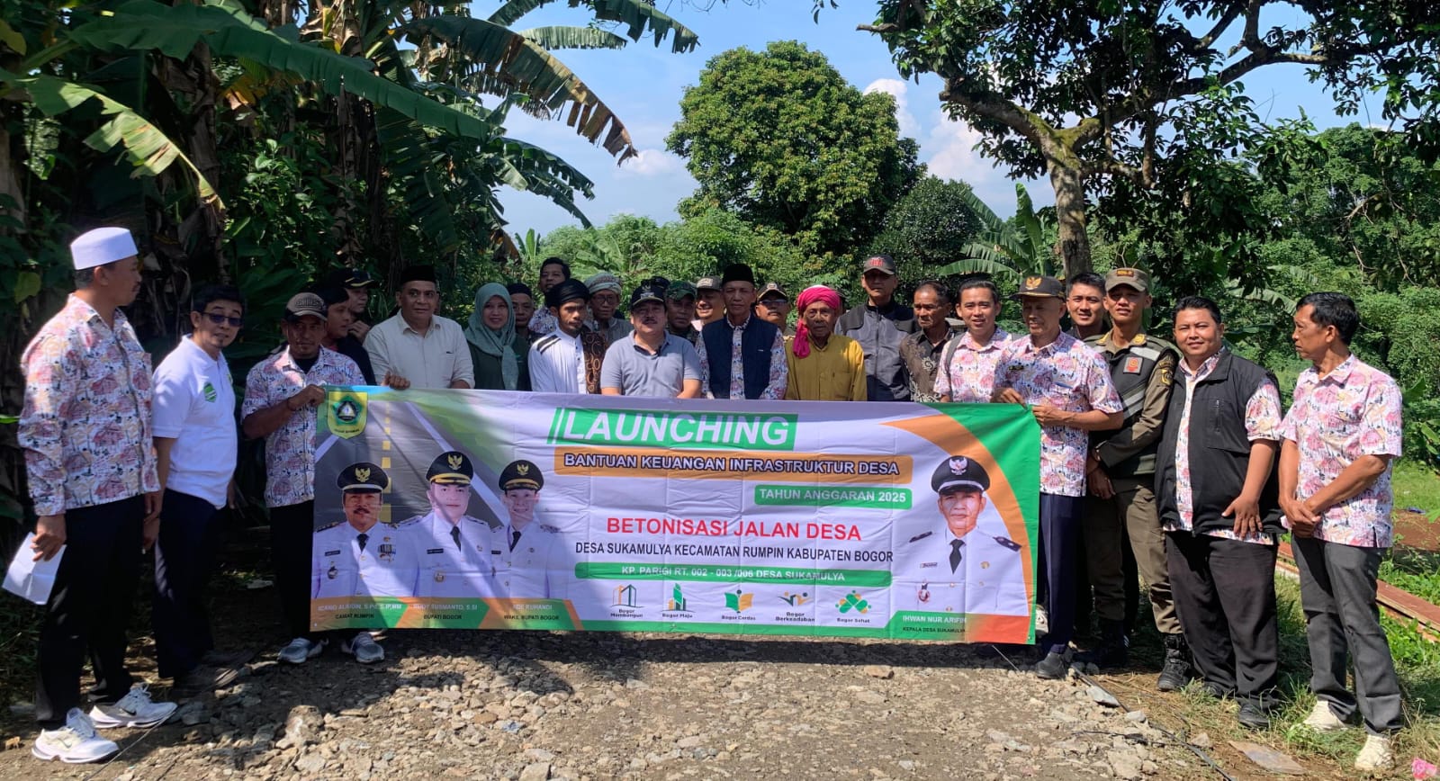 Desa Sukamulya Betonisasi Jalan Kampung Parigi Dari Anggaran Bankeu Kabupaten 2025