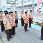 Polsek Tigaraksa Hadiri Upacara Hari Pramuka ke-64 di Rutan Kelas 1 Tangerang