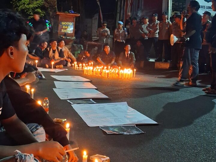Gabungan Aliansi Masyarakat Lumajang Gelar Aksi Solidaritas Alm. Affan Kurniawan