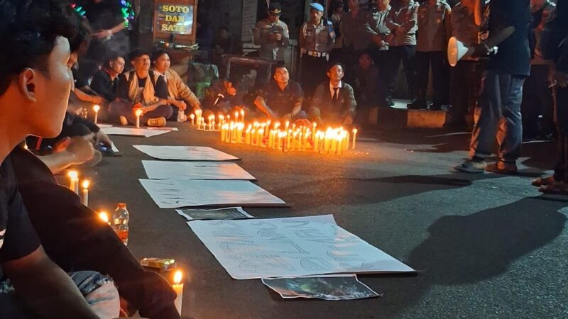 Gabungan Aliansi Masyarakat Lumajang Gelar Aksi Solidaritas Alm. Affan Kurniawan
