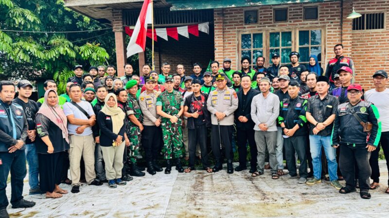 Kapolresta Tangerang, Dandim 0510 Tigaraksa Sambangi Komunitas Ojol Bersama Jaga Kondusivitas Wilayah.