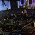 Aksi di Gedung Negara Grahadi Surabaya Menghanguskan 21 Lebih Sepeda Motor