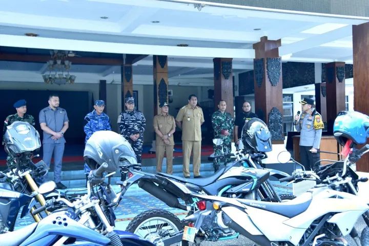 Gelar Operasi Skala Besar, Bupati Indrata Nur Bayuaji dan Forkopimda Jaga Pacitan.