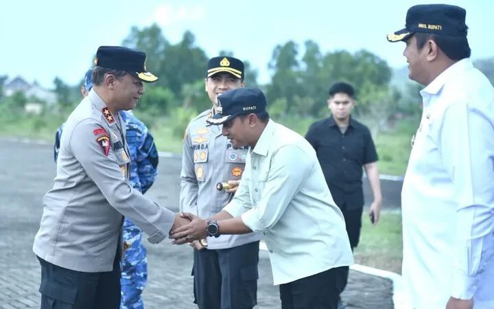 Bupati Indrata Nur Bayuaji Dampingi Kunjungan Kapolda Jatim di Pacitan