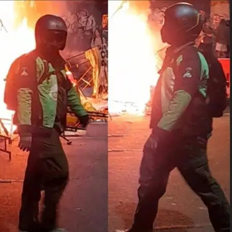 Foto Terduga Pelaku Pembakar Grahadi Surabaya Yang Tersebar di Sosmed Sedang Didalami Polda Jatim