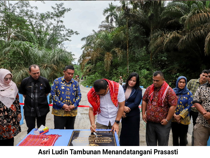Jembatan Lau Lateng Sibolangit Diresmikan Bupati Asri Ludin Tambunan “Masyarakat Senang Rakyat Bahagia”