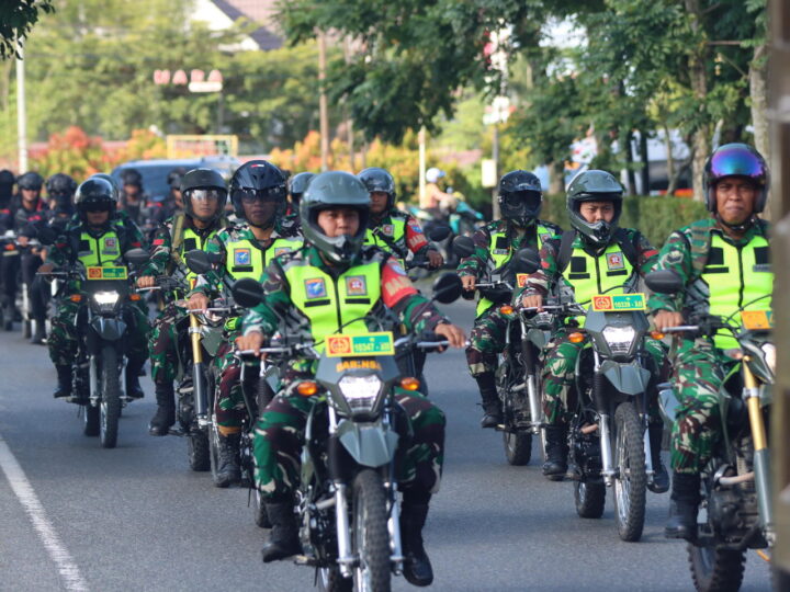 Ciptakan Kondusifitas Dan Keamanan Wilayah, Anggota Kodim 1016/Plk Laksanakan Patroli Gabungan