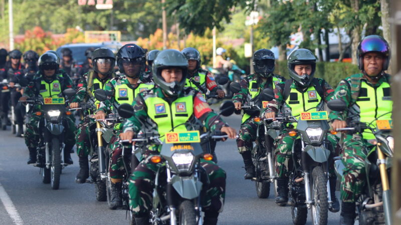 Ciptakan Kondusifitas Dan Keamanan Wilayah, Anggota Kodim 1016/Plk Laksanakan Patroli Gabungan