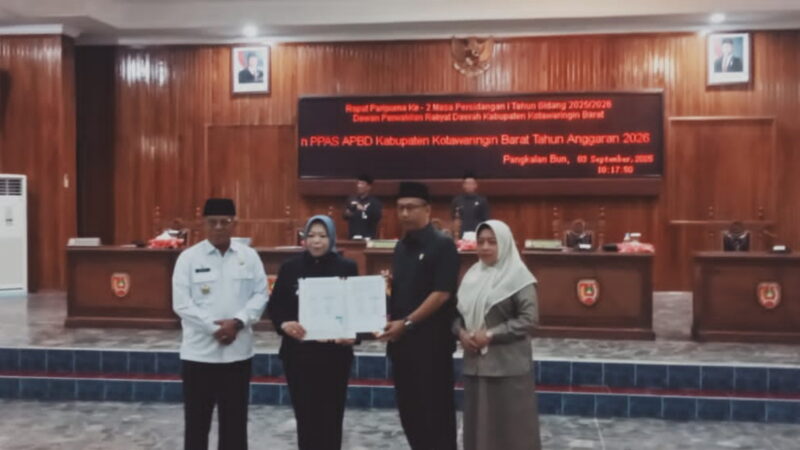 DPRD Kobar dan Pemkab Sepakati KUA-PPAS 2026: Sinergi Wujudkan Ekonomi Mandiri dan Pemerataan Kesejahteraan