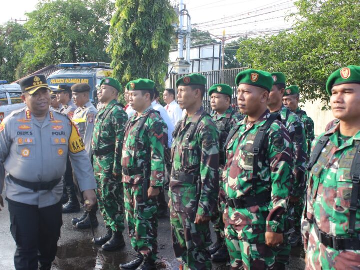 Upaya Deteksi dan Cegah Dini, Kodim Palangka Raya Ikuti Apel Siaga Operasi Aman Nusa 1