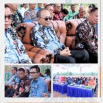 Bupati Lampung Utara Hadiri Panen Raya Peternakan Ayam Potong dan Perkebunan Jagung