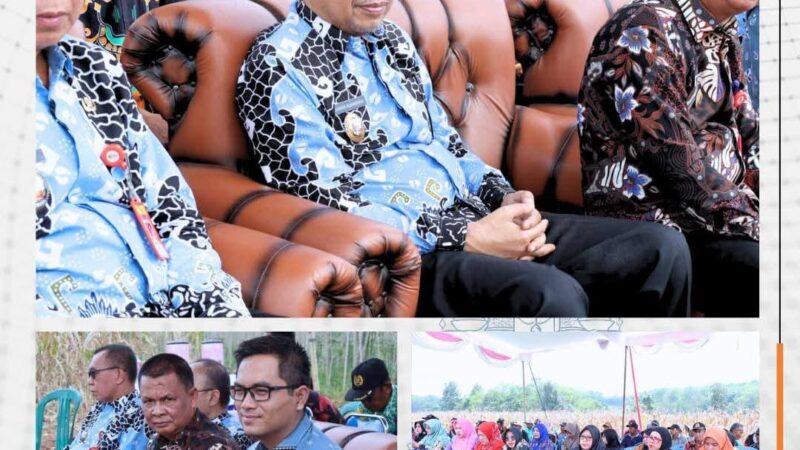 Bupati Lampung Utara Hadiri Panen Raya Peternakan Ayam Potong dan Perkebunan Jagung