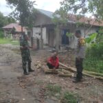 Jalin Kedekatan dengan Warga, Babinsa dan Bhabinkamtibmas Sambangi Wilayah Binaan