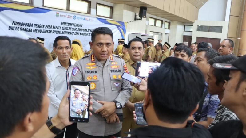 Rakor Forkopimda dengan Kepsek, Kapolresta Tangerang Ajak Semua Elemen Jaga Pelajar