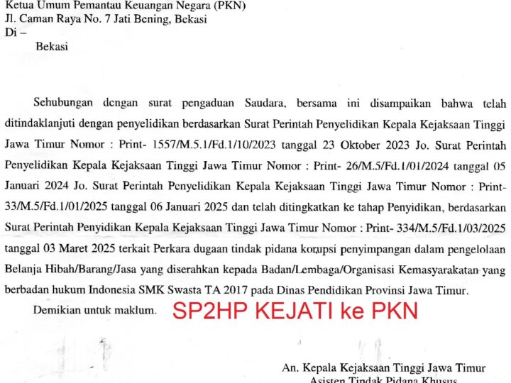 Hudiyono Mantan Pj Bupati Sidoarjo Yang Dilaporkan PKN, Akhirnya Ditahan Kejati Jawa Timur