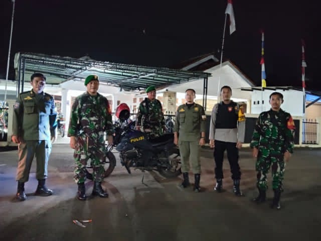 Aman dan Nyaman, Kodim 0621/Kab Bogor dan Polres Gelar Patroli Gabungan Malam Hari
