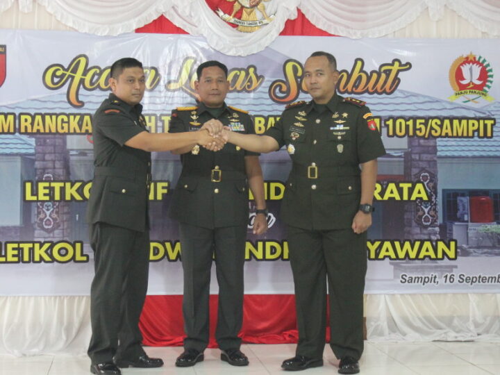 Letkol Inf Dwi Candra Setyawan Resmi Jabat Dandim 1015/Sampit.