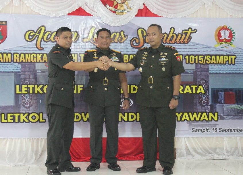 Letkol Inf Dwi Candra Setyawan Resmi Jabat Dandim 1015/Sampit.